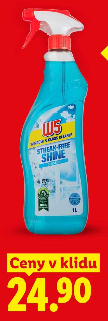 W5 WINDOW & GLASS CLEANER 1l