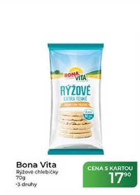 Bona Vita Ryžové chlebíčky 70g