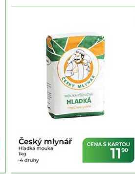 Český mlynář Hladká mouka 1kg