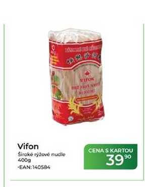 Vifon Široké rýžové nudle 400g