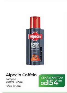 Alpecin Coffein šampon 200ml - 375ml