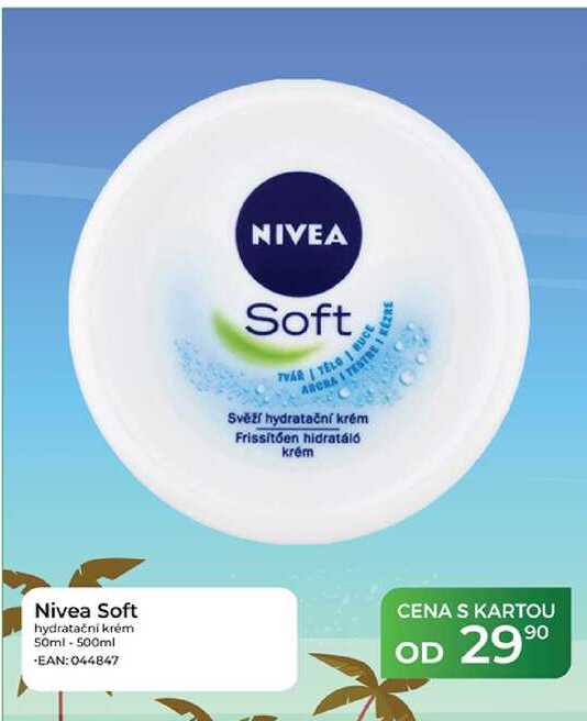 Nivea Soft hydratační krém 50ml - 500ml