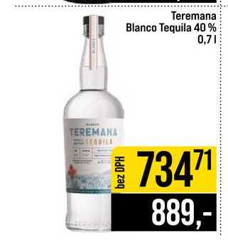 Teremana Blanco Tequila 40% 0,7l