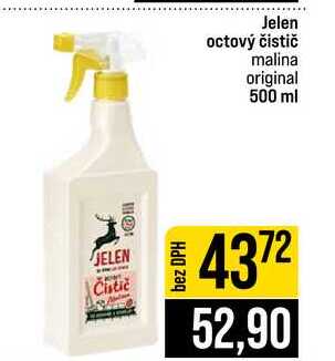 Jelen octový čistič malina original 500 ml