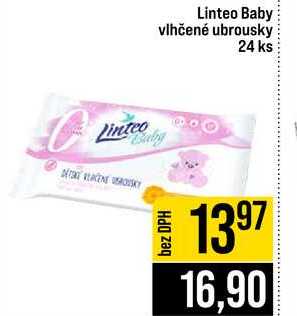 Linteo Baby vlhčené ubrousky 24 ks