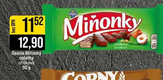 Opavia Miñonky oplatky oříškovė 50 g