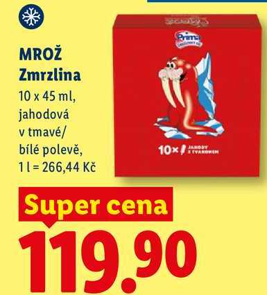 MROŽ Zmrzlina, 10x 45 ml