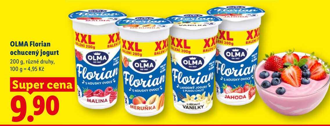 OLMA Florian ochucený jogurt, 200 g