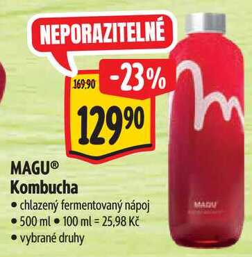 MAGU® Kombucha, 500 ml