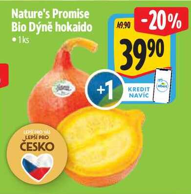Nature's Promise Bio Dýně hokaido, 1 ks