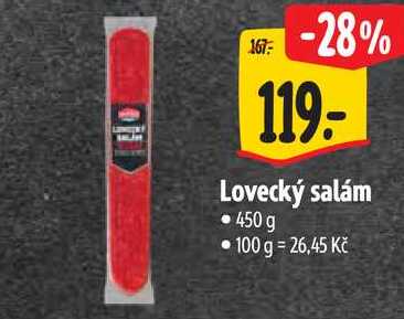 Lovecký salám, 450 g