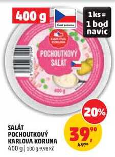 SALÁT POCHOUTKOVÝ KARLOVA KORUNA, 400 g
