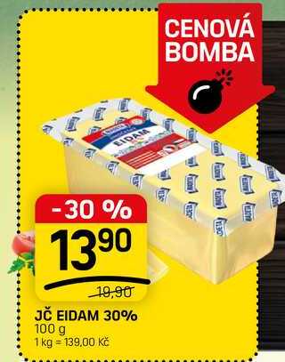 JČ EIDAM 30% 100 g