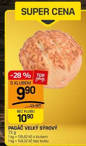 PAGÁČ VELKÝ SÝROVÝ 73 g 
