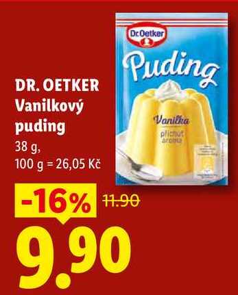 DR. OETKER Vanilkový puding, 38 g