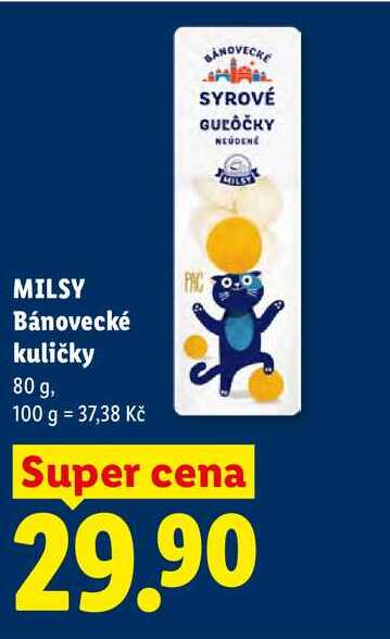 MILSY Bánovecké kuličky, 80 g