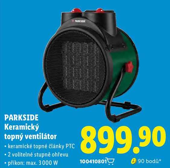 PARKSIDE Keramický topný ventilátor