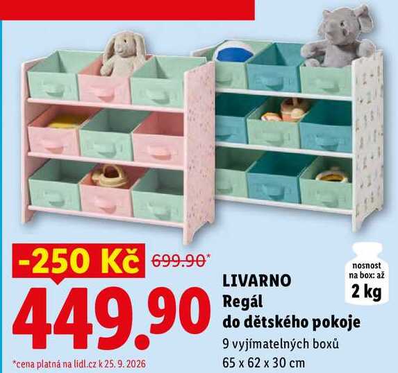 LIVARNO Regál do dětského pokoje