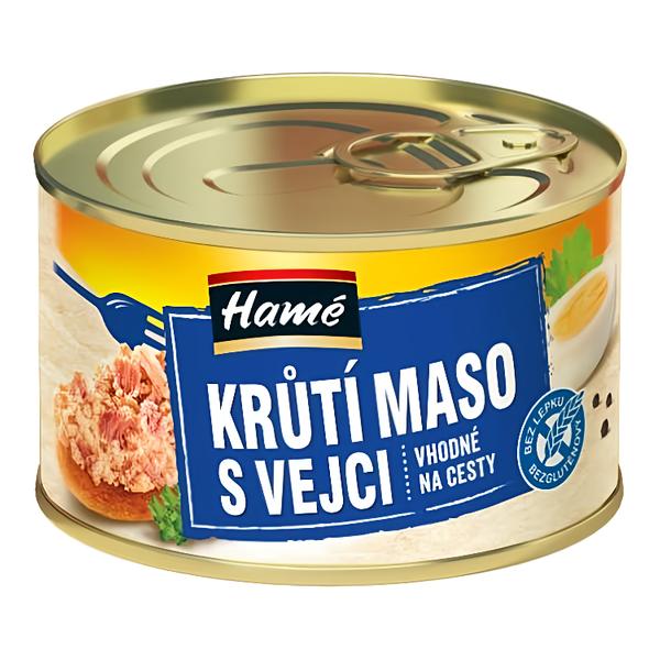 Hamé Krůtí maso s vejci