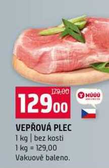 VEPŘOVÁ PLEC 100g bez kosti 