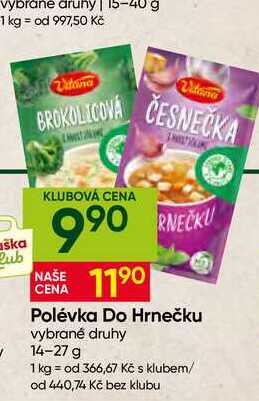 Vitana Polévka Do Hrnečku vybrané druhy 14-27 g
