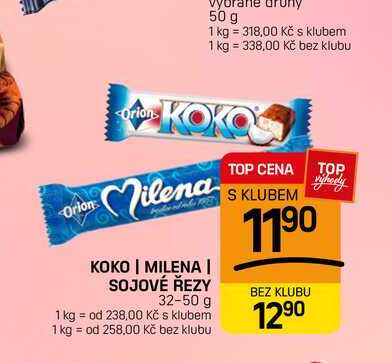 KOKO | MILENA | SOJOVÉ ŘEZY 32-50 g