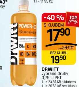 DRWITT vybrané druhy 0,75l