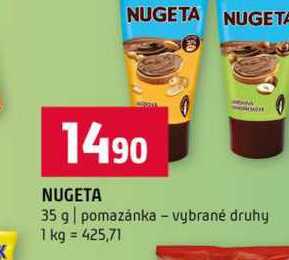NUGETA 35 g pomazánka vybrané druhy 