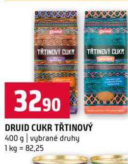 DRUID CUKR TŘTINOVÝ 400 g vybrané druhy