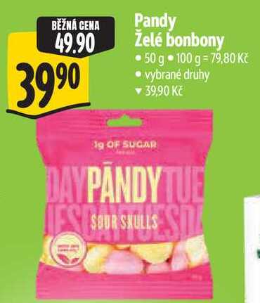 Pandy Želé bonbony, 50 g