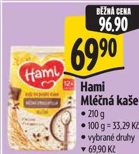 Hami Mléčná kaše, 210 g