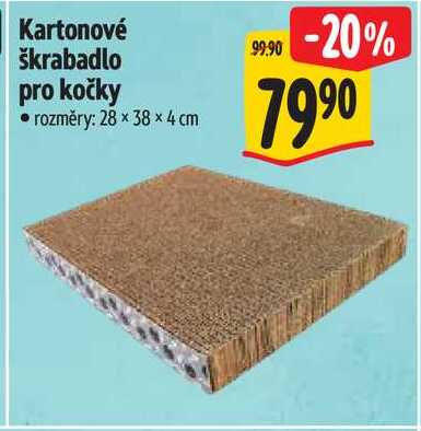 Kartonové škrabadlo pro kočky