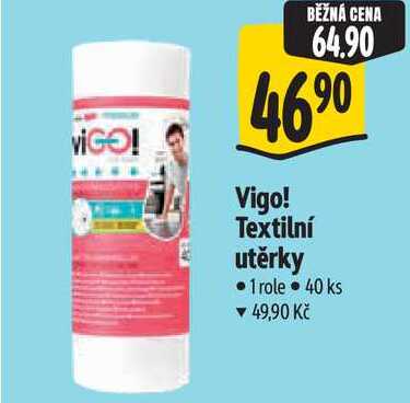 Vigo! Textilní utěrky, 40 ks  