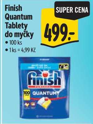 Finish Quantum Tablety do myčky, 100 ks