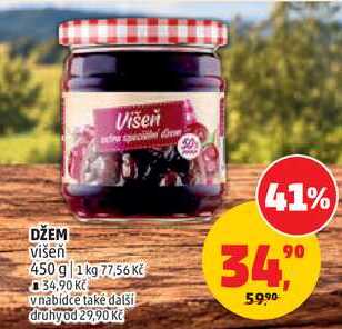 DŽEM višeň, 450 g  