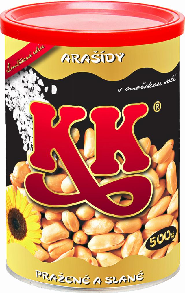 K&K Arašídy pražené solené