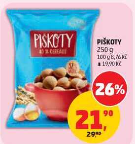 PIŠKOTY, 250 g  