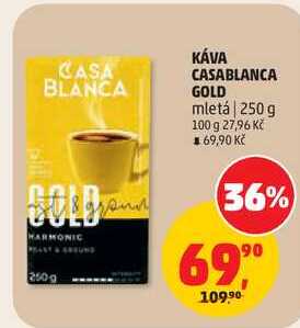 KÁVA CASABLANCA GOLD mletá, 250 g