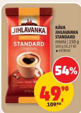 JIHLAVANKA STANDARD ORIGINAL mletá, 150 g  