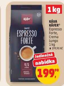 KÁVA KÄFER Espresso Forte, 1 kg