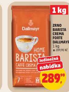 ZRNO BARISTA CREMA FORTE DALLMAYR, 1 kg