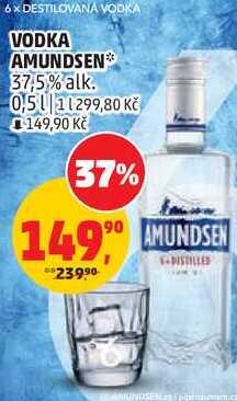 VODKA AMUNDSEN 37,5% alk., 0,5 l v akci