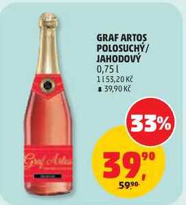 GRAF ARTOS POLOSUCHÝ/ JAHODOVÝ, 0,75 l