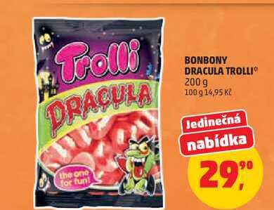 BONBONY DRACULA TROLLI, 200 g