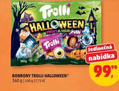 BONBONY TROLLI HALLOWEEN, 360 g 