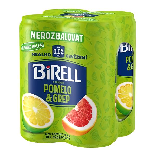 Birell 0.0 Pomelo & Grep nealko pivo 4x0,33l