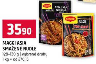 MAGGI ASIA SMAŽENÉ NUDLE 128-130 g vybrané druhy