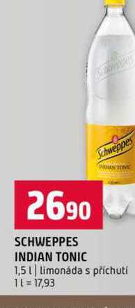 SCHWEPPES INDIAN TONIC 1,5l limonáda s příchutí
