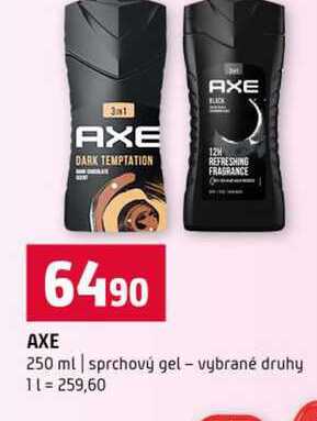 AXE 250 ml sprchový gel vybrané druhy 