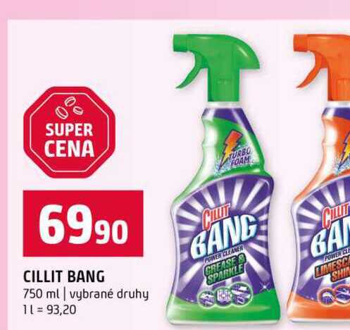 CILLIT BANG 750 ml vybrané druhy